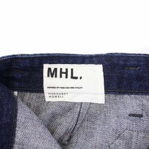 MHL. CANTONOVERALLS デニムパンツ ジーンズ ストレート ボタンフライ W31 インディゴ