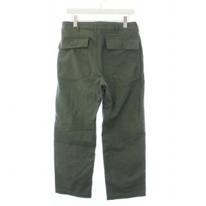 WTAPS TROUSERS COTTON.SATIN ベイカーパンツ ボタンフライ 01 S カーキ BRDT-PTM01