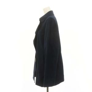 23区 ジャケット ダブル コットン 44 XL 紺 ネイビー