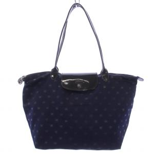 ルプリアージュ エトワール L トートバッグ ハンドバッグ ナイロン エナメル 紺 ネイビー L1899648006