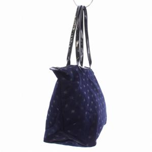 Longchamp ルプリアージュ エトワール L トートバッグ ハンドバッグ ナイロン エナメル 紺 ネイビー L1899648006