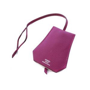 HERMES - HERMES エルメス キーリング チャーム レザー
