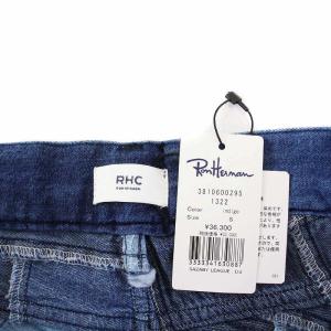 Ron Herman RHC タグ付き デニムパンツ ジーンズ パッチワーク ワイド S インディゴ 3810600295