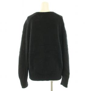 UNITED ARROWS ニット セーター 長袖 クルーネック モヘヤ ウール混 F 黒 ブラック