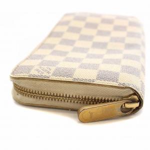 LOUIS VUITTON ダミエ アズール ジッピー ウォレット 長財布 ラウンドファスナー オフホワイト 紺 N60019