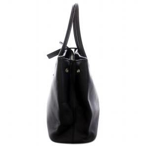BARNEYS NEW YORK トートバッグ ハンドバッグ レザー 黒 ブラック