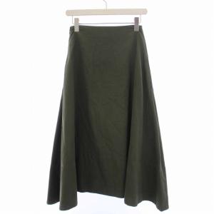 MADISONBLUE フレアスカート ロング 00 XS 緑 グリーン MB194-6009