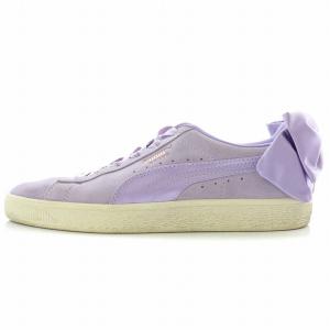 SUEDE BOW WN スエードボウWN ローカットスニーカー リボン US7.5 24cm 紫 パープル