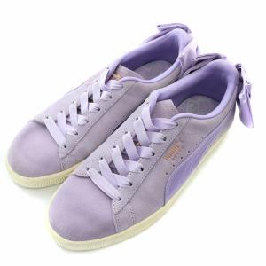 PUMA SUEDE BOW WN スエードボウWN ローカットスニーカー リボン US7.5 24cm 紫 パープル