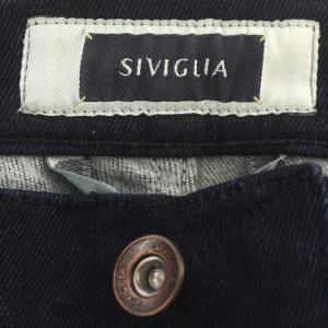 SIVIGLIA デニムパンツ DENIM CORE クロップド ボタンフライ 33 インディゴ /G