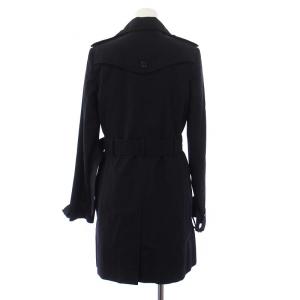 BURBERRY LONDON トレンチコート ロング ベルト ライナー付き 36 S 黒 ブラック FR041-630-09
