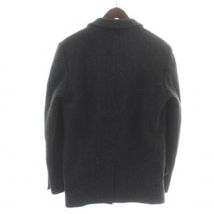 RIPVANWINKLE 22AW 1B-JACKET テーラードジャケット シングル 総裏地 ヘリンボーン M 黒 ブラック グレー RB-448