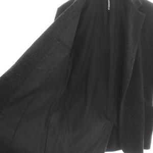 RIPVANWINKLE 22AW 1B-JACKET テーラードジャケット シングル 総裏地 ヘリンボーン M 黒 ブラック グレー RB-448