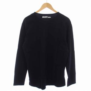 ISAMU KATAYAMA BACKLASH Tシャツ カットソー 長袖 クルーネック L 黒 ブラック A104-01