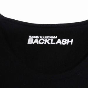ISAMU KATAYAMA BACKLASH Tシャツ カットソー 長袖 クルーネック L 黒 ブラック A104-01