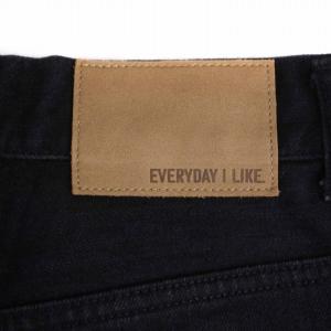 Deuxieme Classe 22AW EVERYDAY I LIKE Baggy denim デニムパンツ ジーンズ ジップフライ 34 XS 黒 ブラック