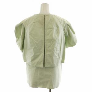 LUDLOW アコーディオンブラウス　ラドロー　シャーリング LUDLOW ラドロー アコーディオンブラウス シャーリング