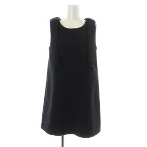 23AW BONDING RIBBON VEST TOP チュニック カットソー ベスト ノースリーブ