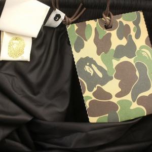 A BATHING APE ナイロン ハーフパンツ BAPE ショートパンツ L 黒 ブラック