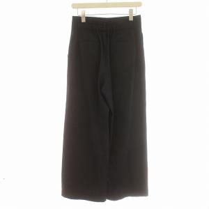 BLUE LABEL CRESTBRIDGE 近年製 スラックス パンツ リネン混 ハイウエスト 40 M ネイビー 紺