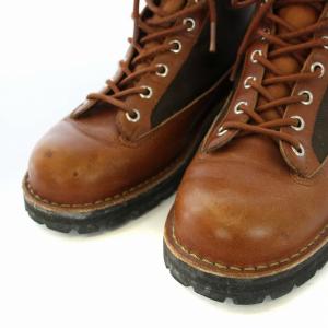 Danner DANNER FIELD ショートブーツ レースアップ レザー US7.5 25.5cm 茶 ブラウン D121003
