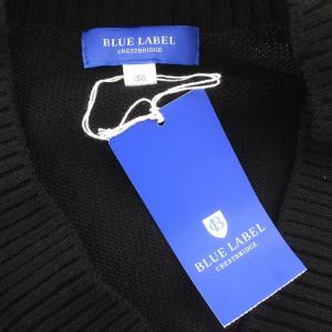 BLUE LABEL CRESTBRIDGE ヘアリークレストブリッジチェックジャカードニット カーディガン 38 レッド系