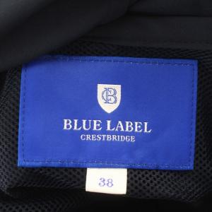 BLUE LABEL CRESTBRIDGE 2WAYライトクロスブルゾン マウンテンパーカー ナイロン ジャケット 38 M ネイビー 紺
