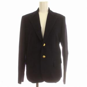 テーラードジャケット 紺ブレ 金ボタン ウール US8 M相当 ネイビー 紺