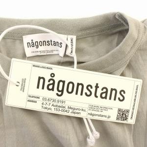 nagonstans 24SS washable design-sleeves daily t-shirt 変形 Tシャツ 半袖
