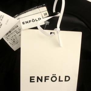 ENFOLD 24AW PE TWILL RUBBER JODHPURS ジョッパーズ パンツ 38 M 黒 ブラック