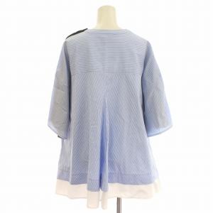 ENFOLD 24AW PE TWILL SHIRT COMBINATION PULLOVER