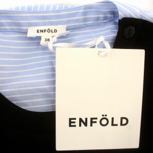 ENFOLD 24AW PE TWILL SHIRT COMBINATION PULLOVER