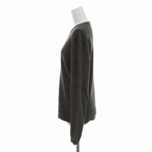 TOMORROWLAND ワッフルTシャツ カットソー クルーネック 長袖 XS カーキ