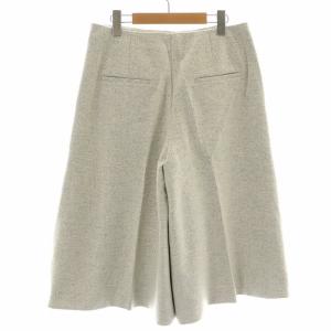 EPOCA ガウチョパンツ ワイド クロップド ジップフライ 46 XXL ライトグレー