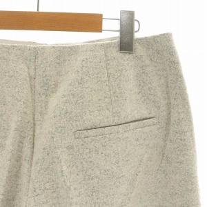 EPOCA ガウチョパンツ ワイド クロップド ジップフライ 46 XXL ライトグレー