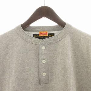HUNTING WORLD タグ付き Healthknit  Tシャツ 半袖 ヘンリーネック XL グレー