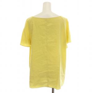 EPOCA セットアップ 上下 半袖 ブラウス カットソー ロング フレア スカート 46 XL 黄色 イエロー /YM