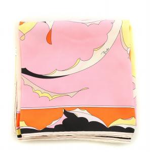 Emilio Pucci ストール スカーフ シルク プッチ柄 マルチカラー