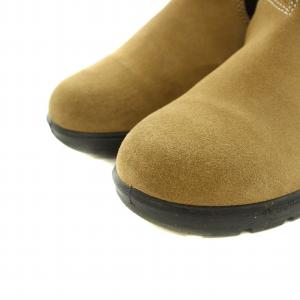 Blundstone サイドゴアブーツ ショートブーツ スエード 保存箱付き 4 23.5?24.0cm ベージュ 黒 ブラック