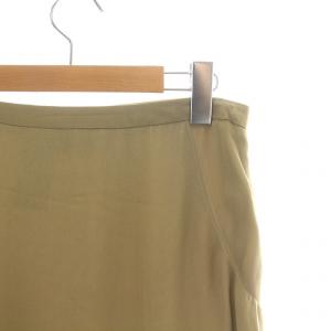 VALENTINO ROMA フレアスカート ロング マキシ シアー シースルー 絹 シルク 40 M ベージュ