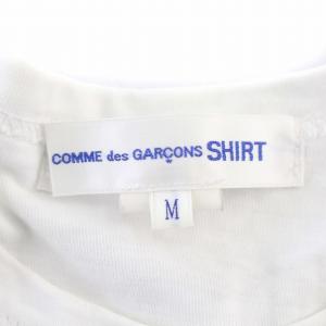 COMME des GARCONS SHIRT 22SS ロンT 長袖 ロゴ Tシャツ M 白 ホワイト /G