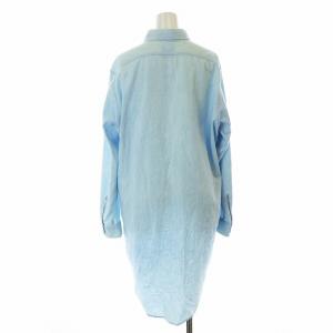 MADISONBLUE シャンブレーロングシャツ 長袖 コットン 00 F 水色 MB181-5003