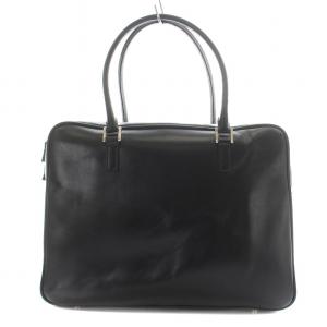 ANYA HINDMARCH カーカー ハンドバッグ レザー 黒 ブラック