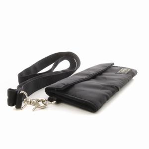 PORTER 吉田かばん FLAG LONG WALLET 長財布 小銭入れあり スターモチーフ フラップ 黒 ブラック 381-26872-10