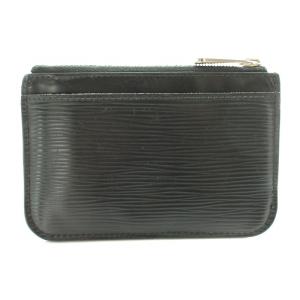 LOUIS VUITTON エピ ポシェット クレ 小銭入れ コインケース キーケース キーリング レザー 黒 ブラック M66602