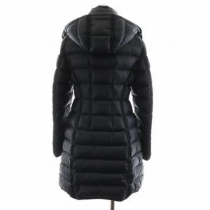 MONCLER HERMINE ダウンコート 0 ブラック