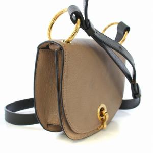 MARNI Pois ショルダーバッグ ポシェット レザー ベージュ