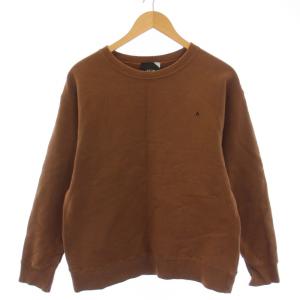 20SS CREWNECK PULLOVER スウェット トレーナー プルオーバー 長袖 クルーネック 02 S 茶 ブラウン