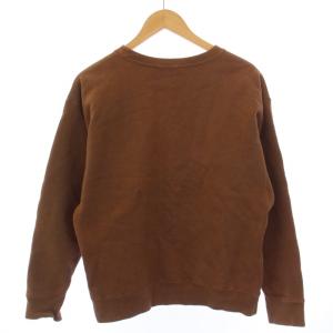 ATON 20SS CREWNECK PULLOVER スウェット トレーナー プルオーバー 長袖 クルーネック 02 S 茶 ブラウン