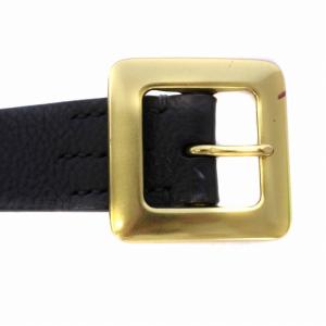 J&M DAVIDSON ベルト レザー 80/32 黒 ブラック